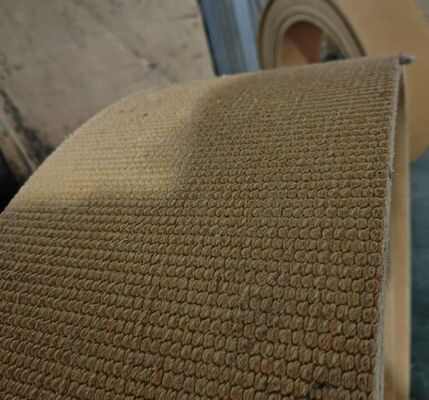 6100 BGO Laminasi rem Non-Asbestos dengan ketahanan panas 200°C, benang Non-Asbestos, dan ketahanan keausan yang sangat baik untuk kendaraan industri