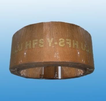 6100 BGO Kawat Kuningan Diperkuat Asbes Non Woven Brake Lining Roll dengan Serat Aramid untuk Ketahanan Suhu Tinggi