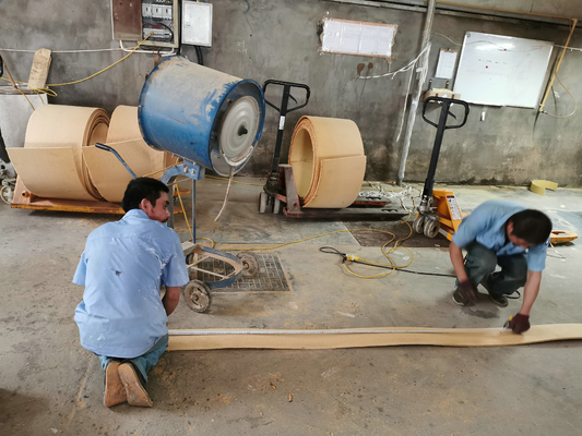 Non asbestos Woven Brake Lining winch jangkar rem mesin kerek resin melamin kuning